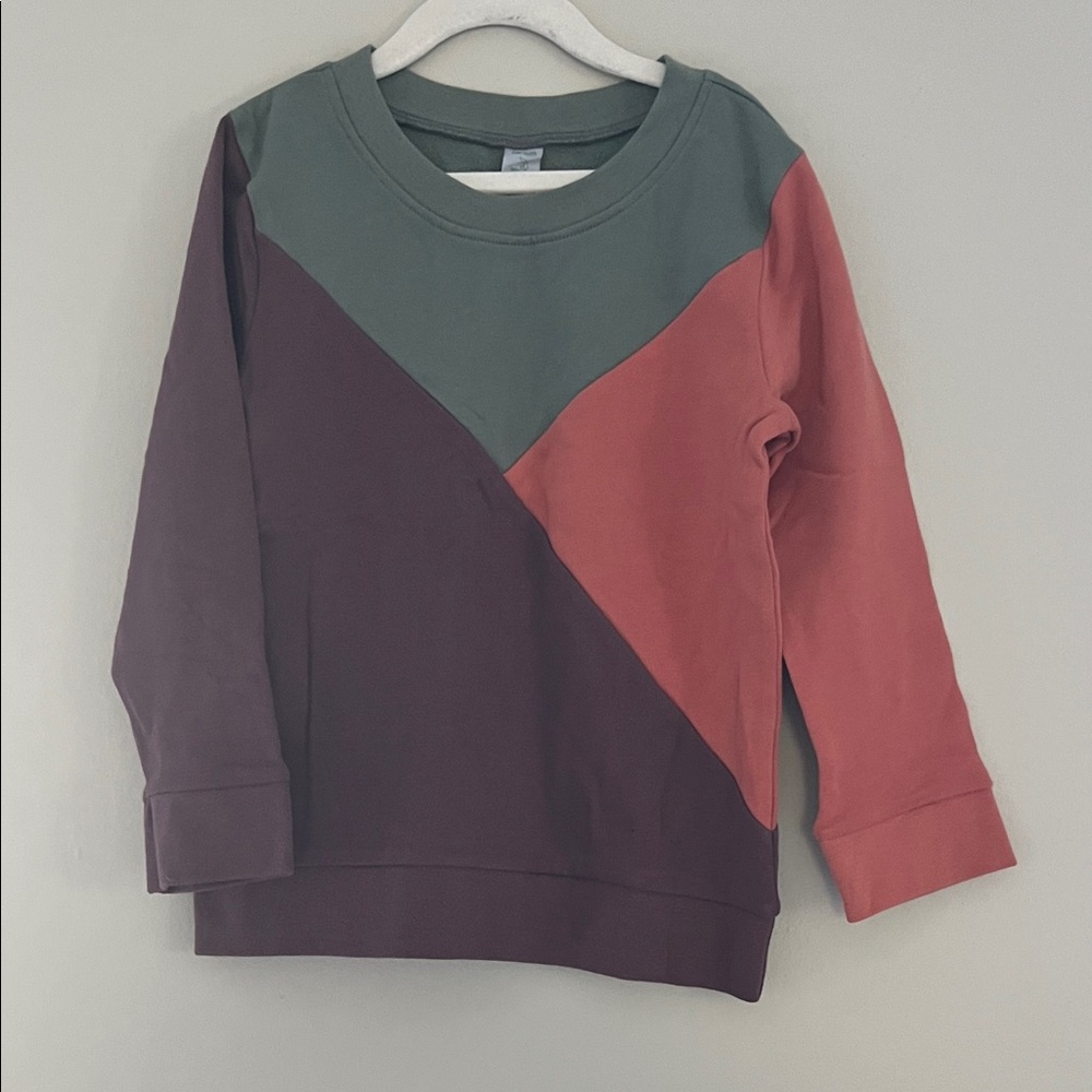 Kate Quinn Little Liam Tri-Color Sweatshirt 7Y